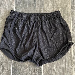 Calvin Klein women’s shorts athletic small black logo embossed